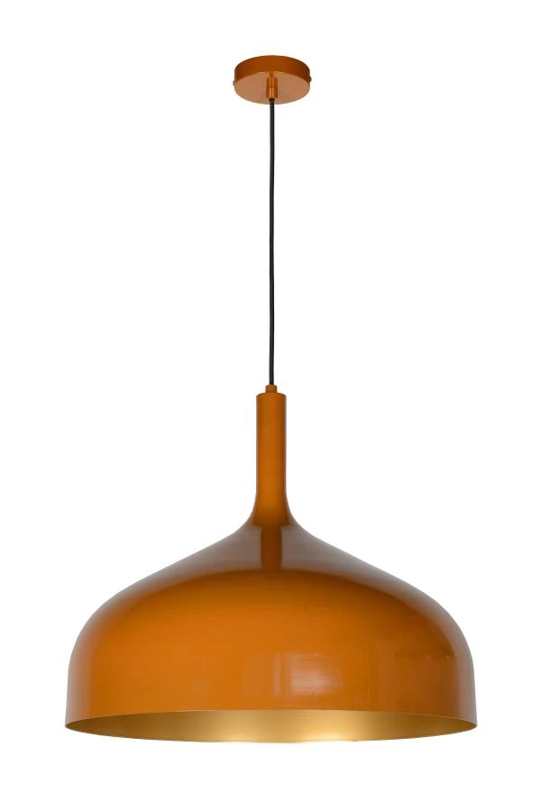 Lucide ROZALLA - Hanglamp - Ø 50 cm - 1xE27 - Okergeel - uit